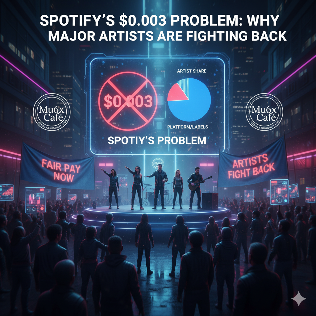 Spotify's $0.003 Problem: Why Major Artists Are Fighting Back