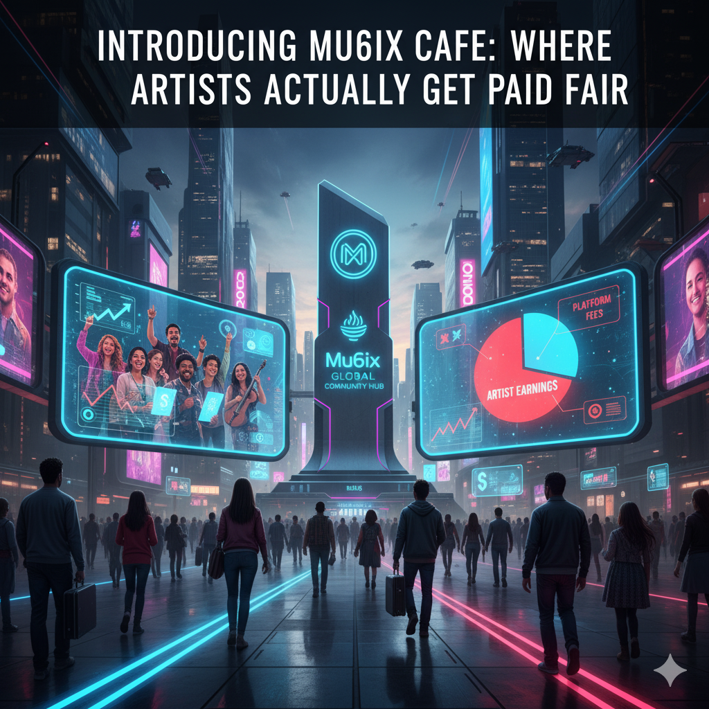 Introducing Mu6ix Cafe: Where Artists Actually Get Paid Fair