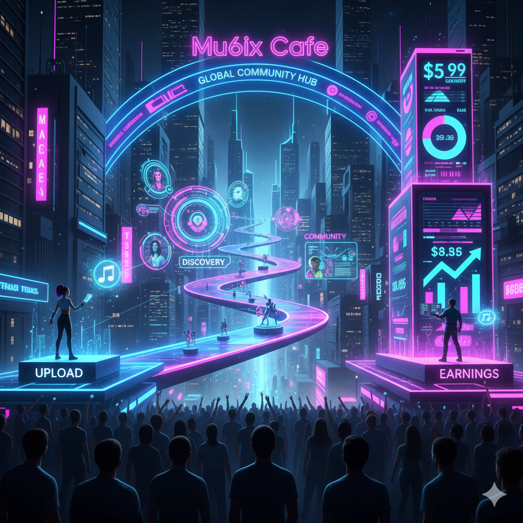 From Upload to Earnings: The Complete Artist Journey on Mu6ix Cafe