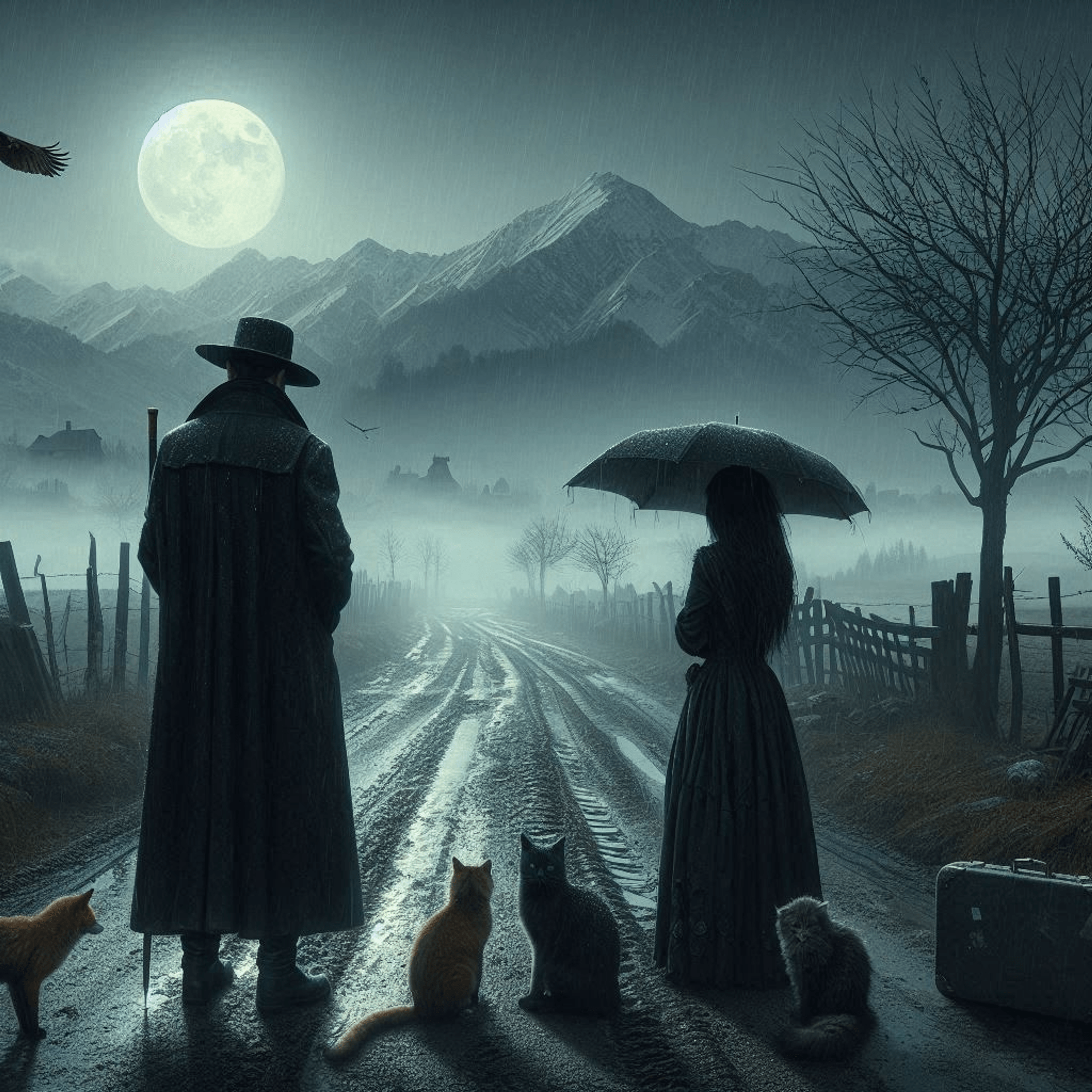 Full moon rising cover